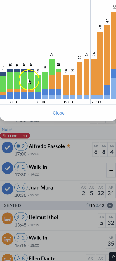 Mobile Booking Management 6 Resv reservations mobile occupancy